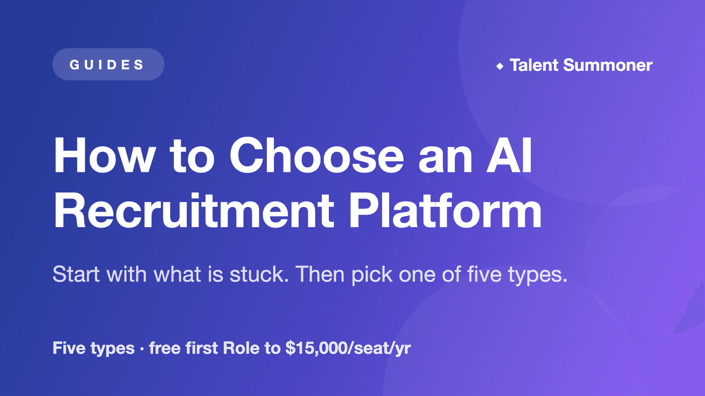 How to Choose an AI Recruitment Platform: Types and Costs (2026)
