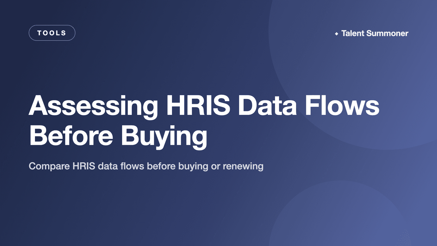 購買前,先評估 HRIS 資料流 購買前,先評估 HRIS 資料流