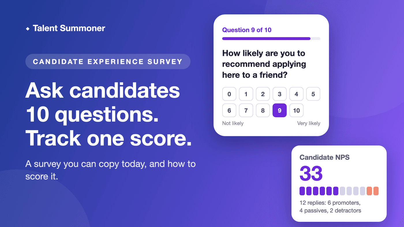 Candidate Experience Survey Template: 30 Questions to Copy, by Stage Candidate Experience Survey Template: 30 Questions to Copy, by Stage