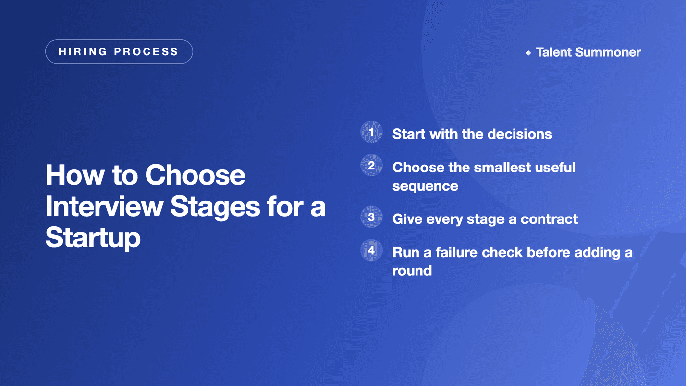 How to Choose Interview Stages for a Startup How to Choose Interview Stages for a Startup