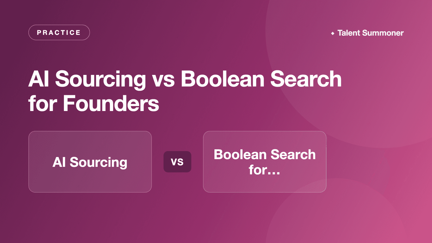AI Sourcing vs Boolean Search for Founders AI Sourcing vs Boolean Search for Founders