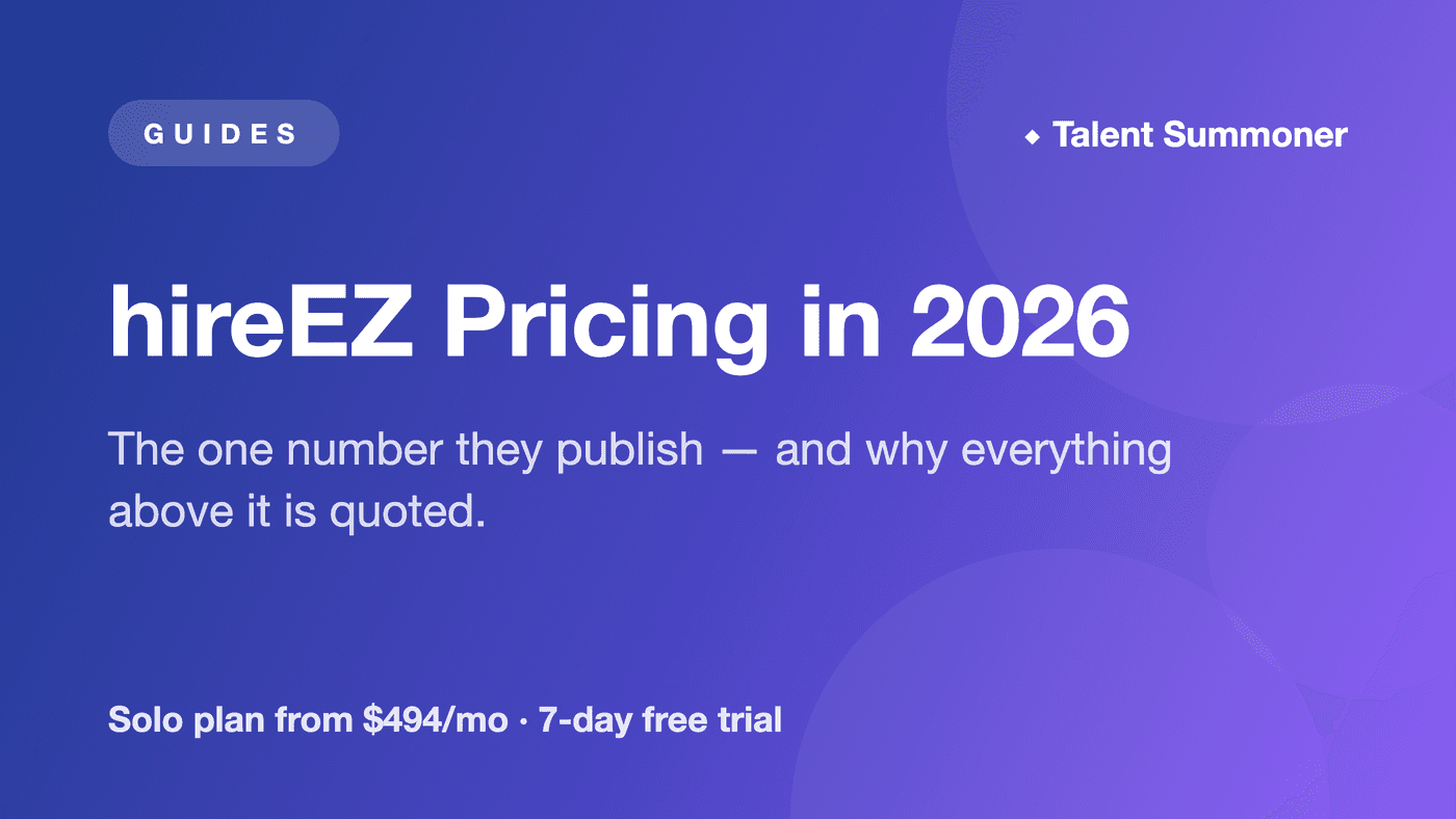 hireEZ Pricing in 2026: The One Number They Publish hireEZ Pricing in 2026: The One Number They Publish
