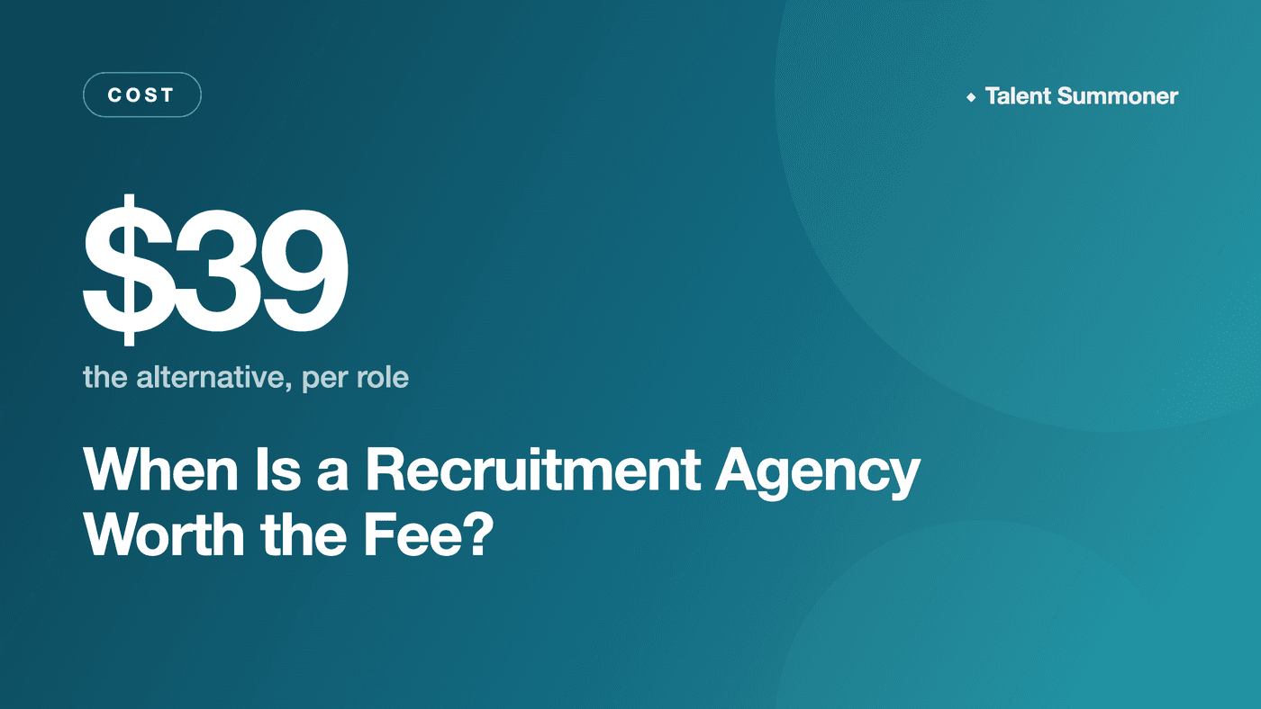 When Is a Recruitment Agency Worth the Fee? When Is a Recruitment Agency Worth the Fee?