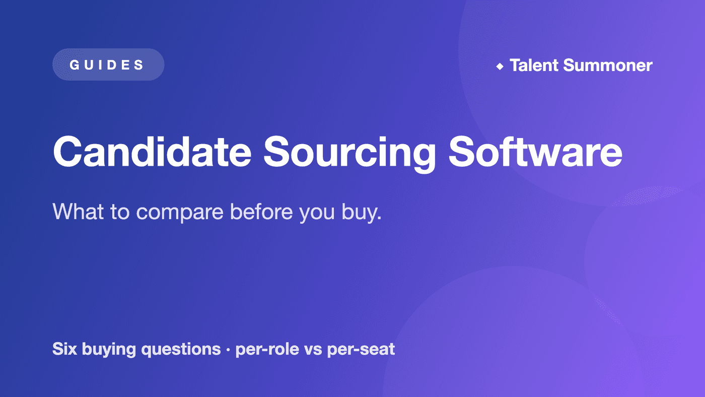 Candidate Sourcing Software: 8 Platforms Compared (2026) Candidate Sourcing Software: 8 Platforms Compared (2026)