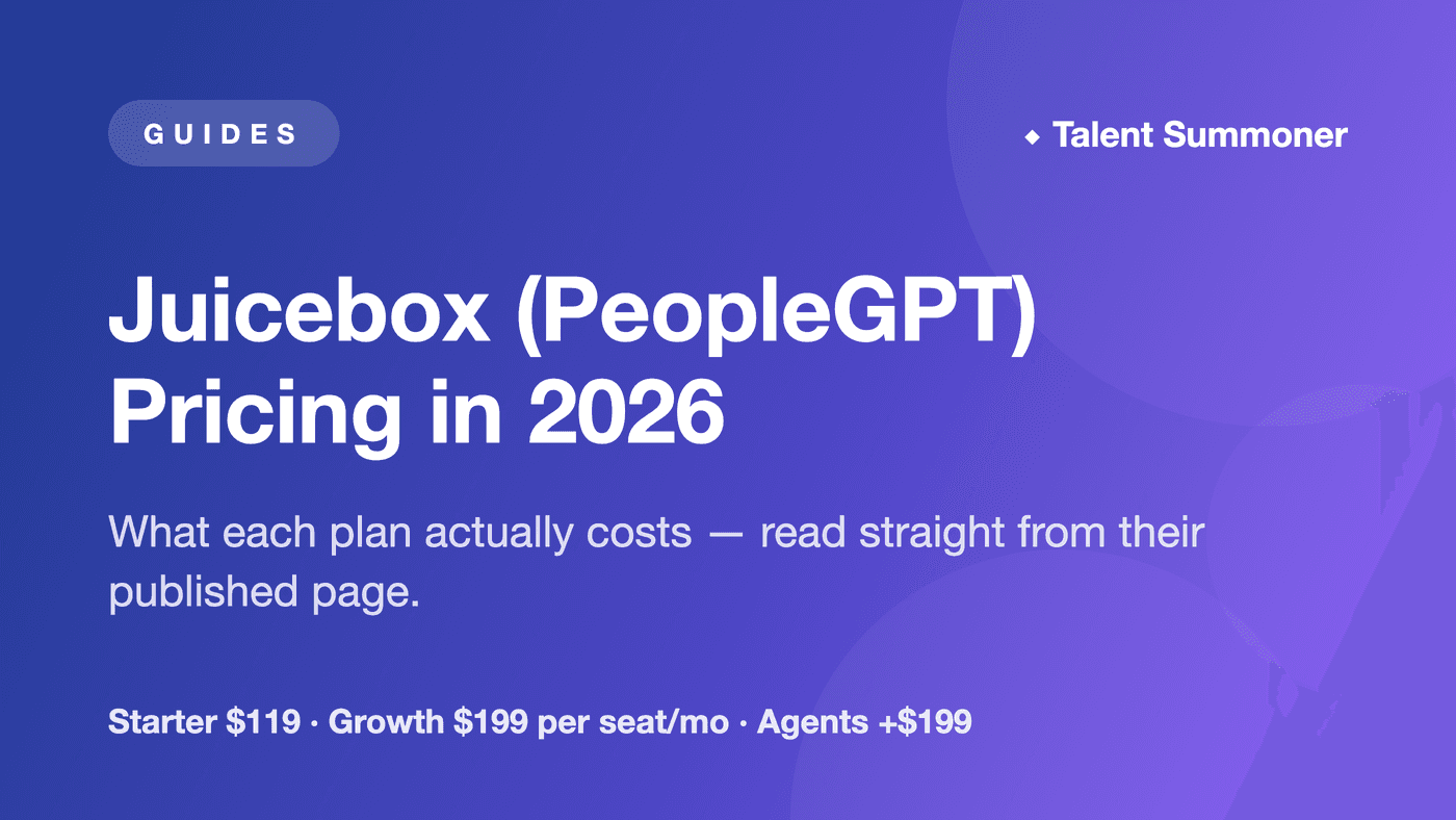 Juicebox AI Pricing 2026: $99–$199 a Seat, Agents $199 Juicebox AI Pricing 2026: $99–$199 a Seat, Agents $199