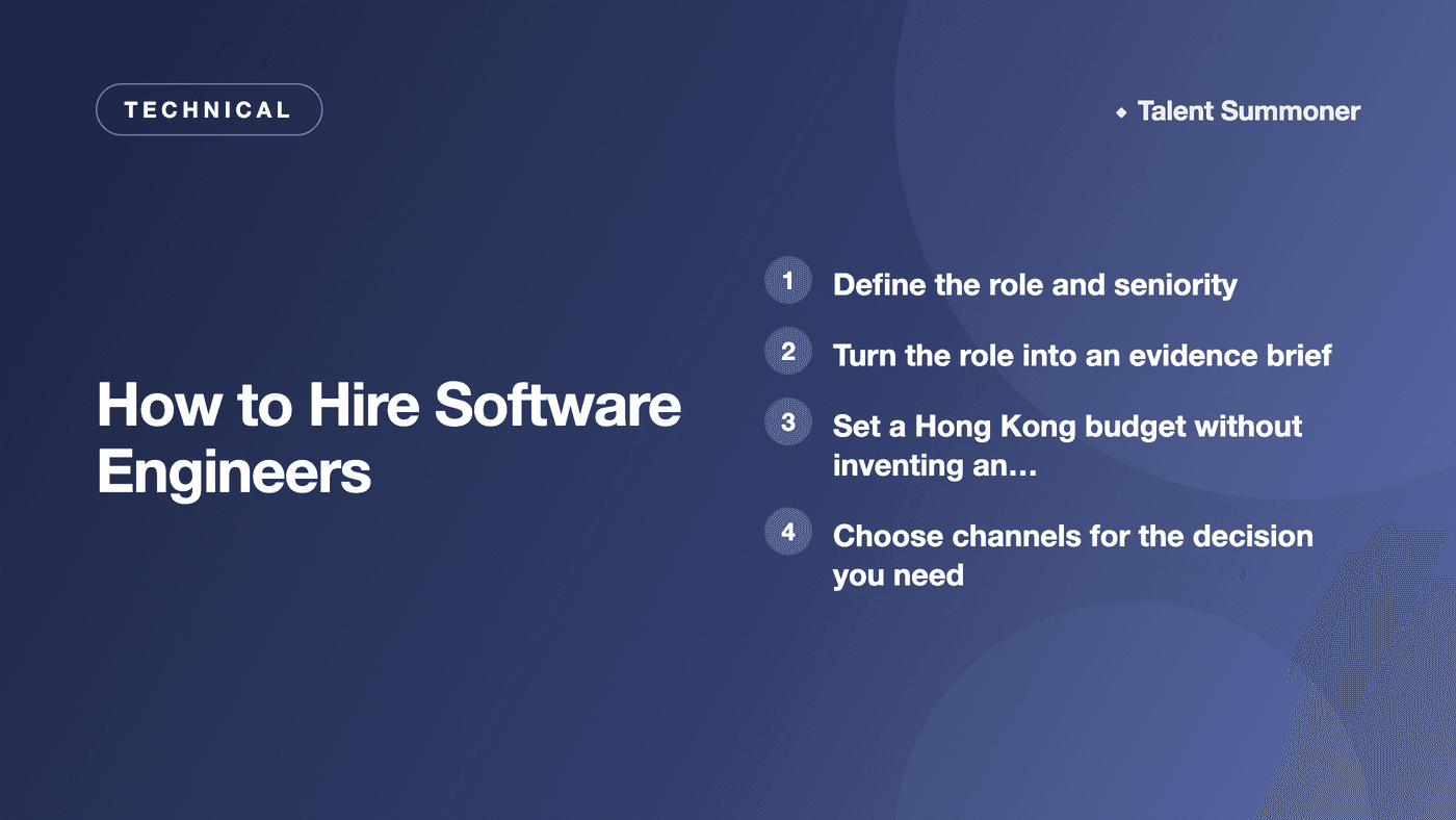 How to Hire Software Engineers How to Hire Software Engineers