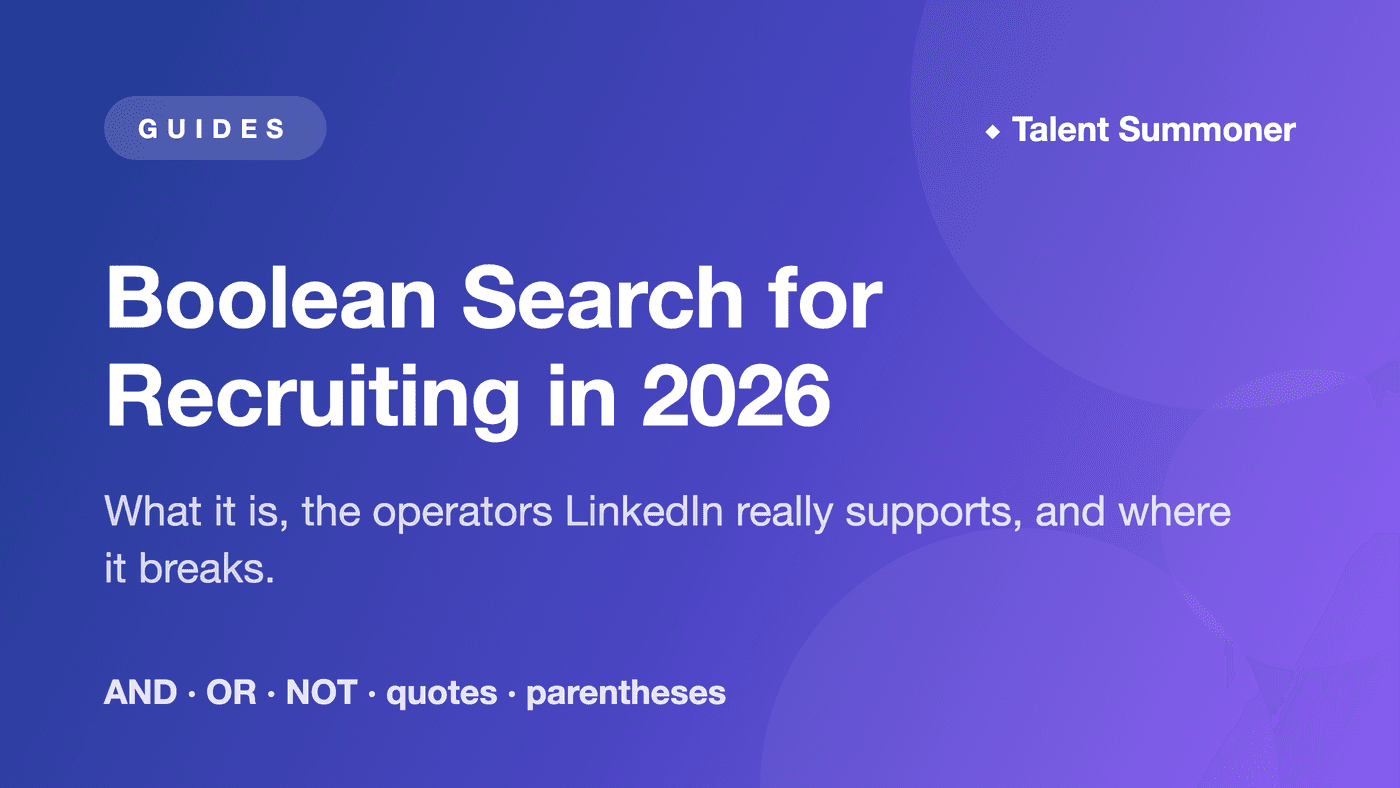 LinkedIn Boolean Search for Recruiting: 5 Operators, 4 Traps LinkedIn Boolean Search for Recruiting: 5 Operators, 4 Traps