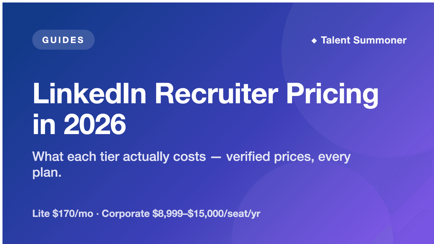 LinkedIn Recruiter Pricing in 2026: What Each Tier Actually Costs LinkedIn Recruiter Pricing in 2026: What Each Tier Actually Costs
