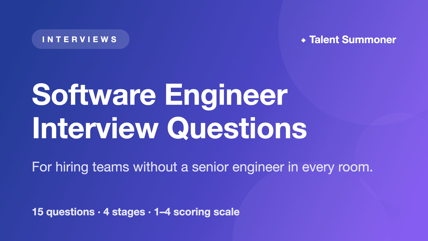 Software Engineer Interview Questions and What to Listen For Software Engineer Interview Questions and What to Listen For